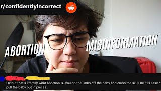 Abortion Misinformation At Its Best  rconfidentlyincorrect [upl. by Ahsoem]