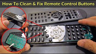 How to Fix amp Clean Your Remote Control Buttons [upl. by Aliakam]