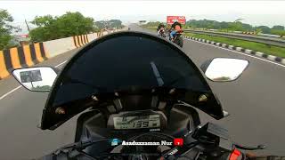 Vangga MotoGP Bike Race🥰😎yamahar15 mawaexpresshighway motovlog dragrace funnymemes funnyvideo [upl. by Eilsek]