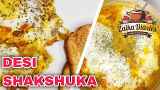 Easy Shakshuka Egg recipe Shakshuka Recipe  Best Breakfast Recipe  ZAIKA DIARIES [upl. by Aciram]