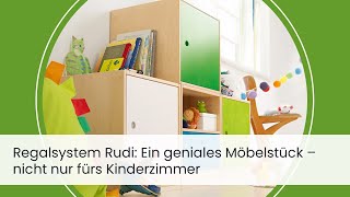 Ein geniales Möbel – nicht nur fürs Kinderzimmer Regalsystem Rudi  JAKOO [upl. by Winfred]