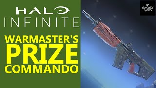 Warmasters Prize Commando Halo Infinite Location  Weapon Coating [upl. by Larry758]