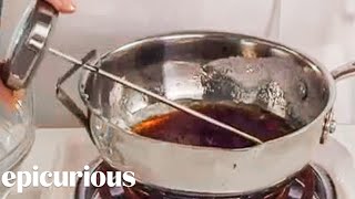 How to Caramelize Sugar  Epicurious [upl. by Ekoorb]