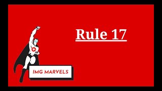 SJT COURSE  RULE 17 [upl. by Collayer]