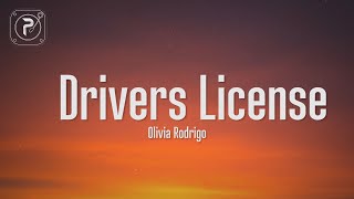 drivers license  olivia rodrigo Lyrics I got my drivers license last week [upl. by Jerad]