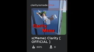 Clarityroblox [upl. by Bevon760]