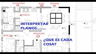 ✅ APRENDE a interpretar o leer planos arquitectónicos 👷‍♂️ planos de casas [upl. by Erual]