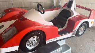 Falgas 1990 Porsche Racing car kiddie ride at Kittery Premium Outlets Very Rare [upl. by Eliezer]