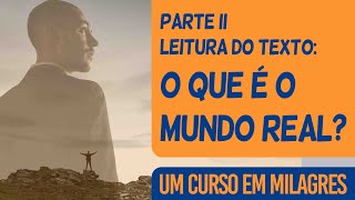 Tema Especial 8 O que é o mundo real  Um Curso em Milagres UCEM [upl. by Yaker616]