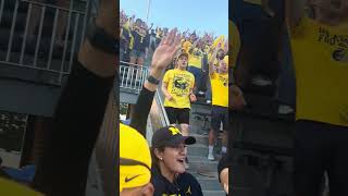 Michigan Fans go Crazy After Beating USC michiganfootball uscfootball fans [upl. by Faustina104]