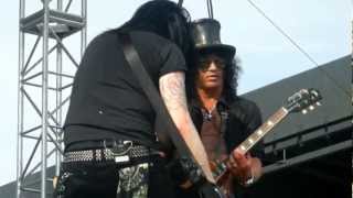 Slash and Myles Kennedy LIVE at Carolina Rebellion 2012 performing quotSweet Child O Minequot [upl. by Shelah]