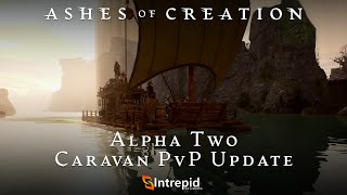 Ashes of Creation Alpha Two Caravan PvP Update [upl. by Merrily]