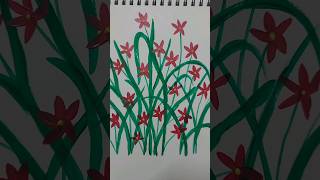 Flowers painting easypainting art starflowers [upl. by Garwin727]