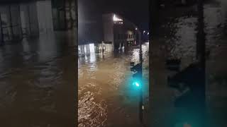 Überschwemmungen in der Jahnstraße göppingen überschwemmung hochwasser unwetter starkregen [upl. by Piero611]