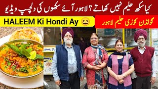 Indian Sikh in Lahore  Sikhs and Haleem  Why doesnt the Sikh community know about Haleem [upl. by Bilac]