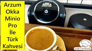 Arzum Okka Minio Pro İle Bol Köpüklü Türk Kahvesi Yapımı ☕️ [upl. by Mahoney]