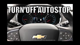 EASY WAY to turn OFF AUTO STOP [upl. by Abbye]