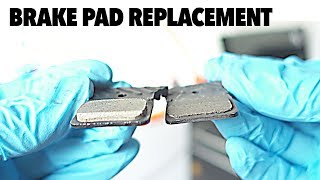 Tips on disc brake pad replacement  Shimano Road Disc maintenance [upl. by Wilmer]