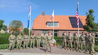 82nd Airborne Division Chorus Its An Honor To Serve  John R Towle CMOH monument  22 Sept 2024 [upl. by Enomes]