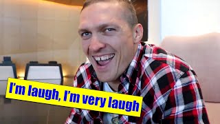 Usyk FUNNIEST Moments 😂 [upl. by Gavin]