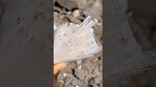 Finding STUNNING Scolecites in India ⛏️ 🤯 💎 Crystal Hunting scolecite crystalhunting geology [upl. by Hapte]