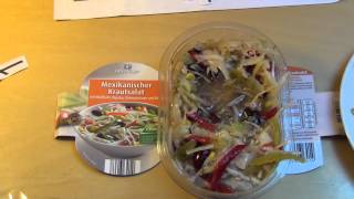 Mexikanischer Krautsalat Weißkohl Paprika Kidnexbohnen und Mais Ofterdinger ALDI [upl. by Jacinda363]