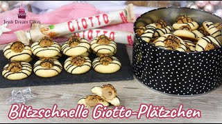 Blitzschnelle Giotto Plätzchen  Schnelle und Leckere Weihnachtsplätzchen [upl. by Rheba501]