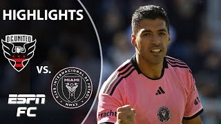 NO MESSI NO PROBLEM 👀 DC United vs Inter Miami  MLS Highlights  ESPN FC [upl. by Alidia]