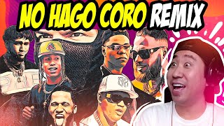 REACCIONANDO A NO HAGO CORO REMIX 😂 FARRUKO EL ALFA BRYANT MYERS ETC [upl. by Alyam]