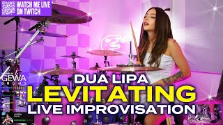 Dua Lipa  Levitating  Drum Cover by Kristina Rybalchenko [upl. by Aidin]