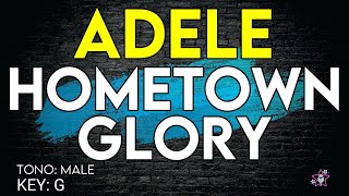 Adele  In My Hometown  Karaoke Instrumental  Male [upl. by Eiddal]