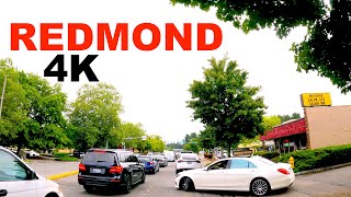 Downtown Redmond Washington Drive 4k [upl. by Shing]