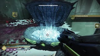 Locate a Cryptoglyph rune in the Alluring Curtain  Deepsight cache  Destiny 2 [upl. by Healey]