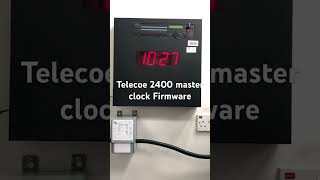 Master Clock Telecor 2400 firmware for 3 chipsdownload link in the first comment [upl. by Rhys]