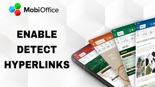 How To Enable Detect Hyperlinks On MobiOffice App [upl. by Minardi271]