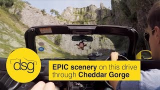 Driving the STUNNING road through Cheddar Gorge in Somerset [upl. by Navis]