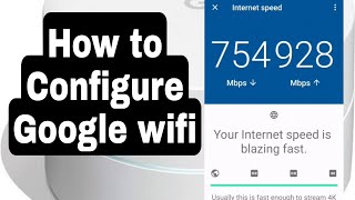 How to configure Google wifi point  speed up your internet connection  HOO Basics [upl. by Annaiek888]