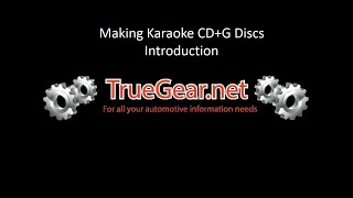 Making Karaoke CDD Discs Introduction [upl. by Atteuqahc]