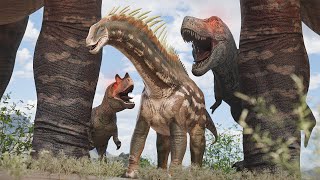 PLAYING THE BIGGEST DINOSAURS IN THE GAME  Path Of Titans [upl. by Etteyniv9]