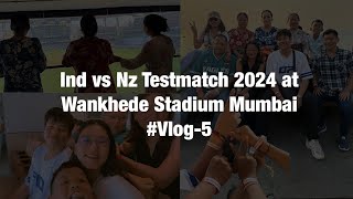 Ind vs Nz Test match 2024 at Wankhede Stadium Mumbai [upl. by Niledam893]