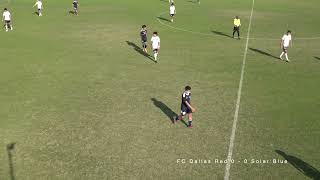 FC DALLAS RED RL 2024 GAME 8 VS SOLAR BLUE ECNL RL NTX B08 [upl. by Adoc]