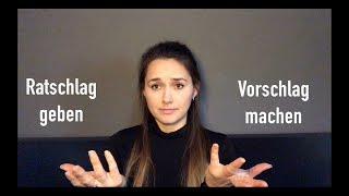 3 Redemittel Vorschläge machen B1B2 Deutsch lernen Diskussion [upl. by Eehsar]