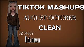 TIKTOK MASHUPS AUGUSTOCTOBER DANCES 2023  CLEAN  SONG NAMES ADDED [upl. by Sayre95]