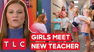 The Quints Meet Their 3rd Grade Teacher For The First Time  OutDaughtered [upl. by Grayce]