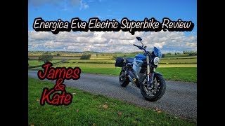 Energica Eva Electric Motorbike Review And Range Test [upl. by Nepsa]