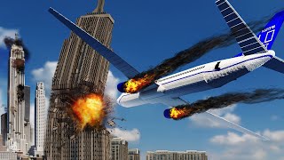 Realistic Plane Crashes w Ragdolls 😱 Teardown [upl. by Akir]