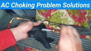 Split AC Choking problem Best solution  How to solve ac choking problem [upl. by Hinze291]