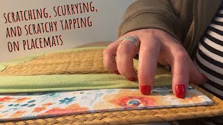 Scratching Scurrying and Scratchy Tapping up to the Camera at Varying Speeds ASMR [upl. by Tompkins]