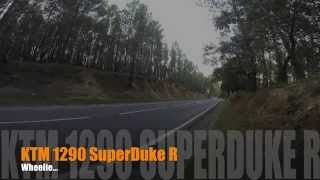 KTM 1290 SuperDuke R  Wheelie [upl. by Aidole]