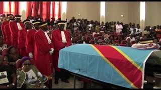 Oraison funèbre en lhonneur du premier avocat général de la république Charles Kiabilua [upl. by Manno339]